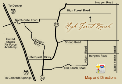High Forest Ranch Map